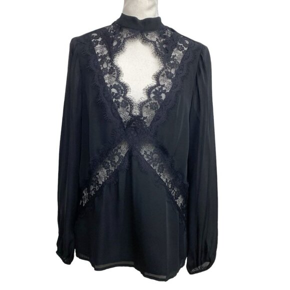 Cami NYC Black Lace Blouse - Picture 2 of 11